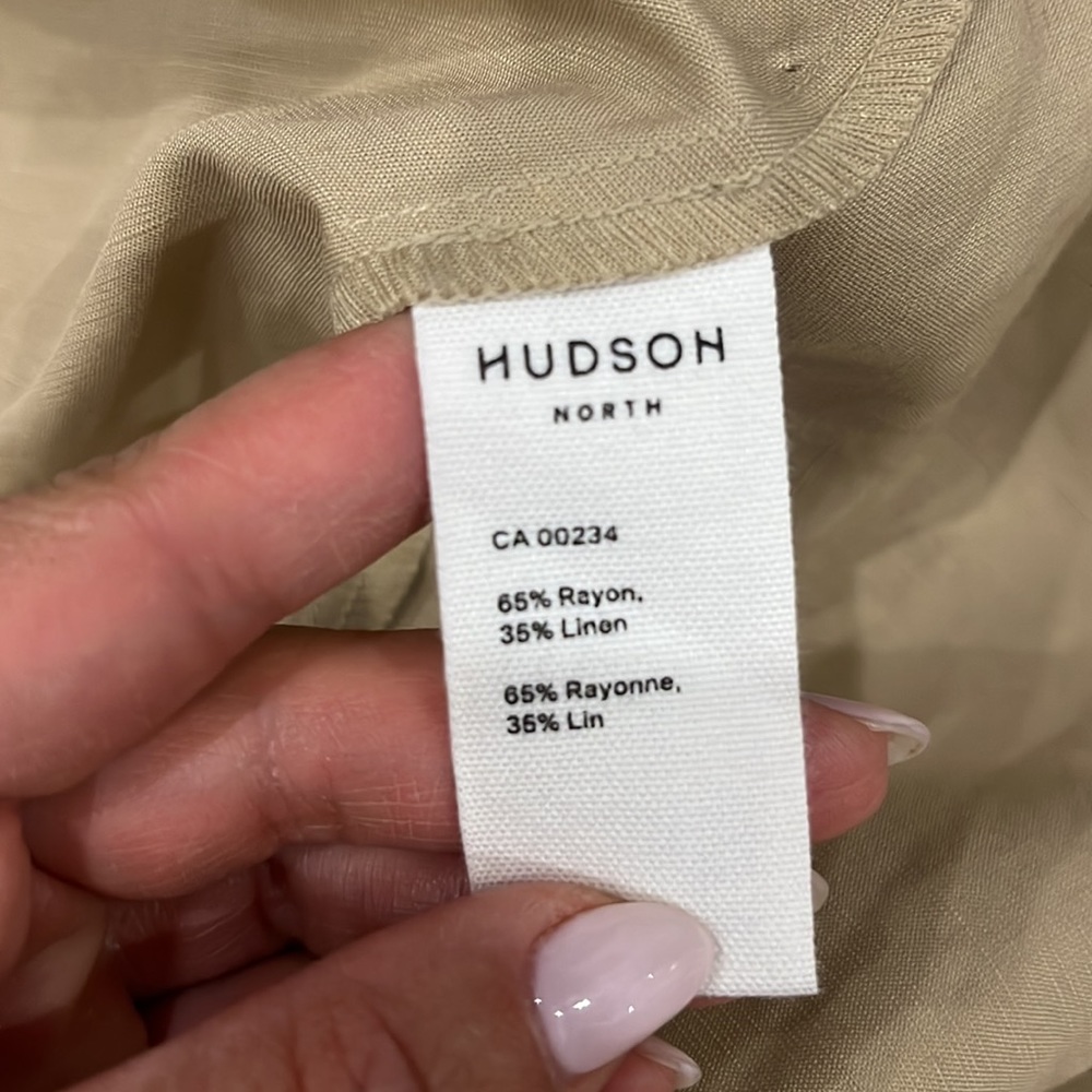 Brand new without tags Hudson North Linen blend dress size Large. - Picture 4 of 4